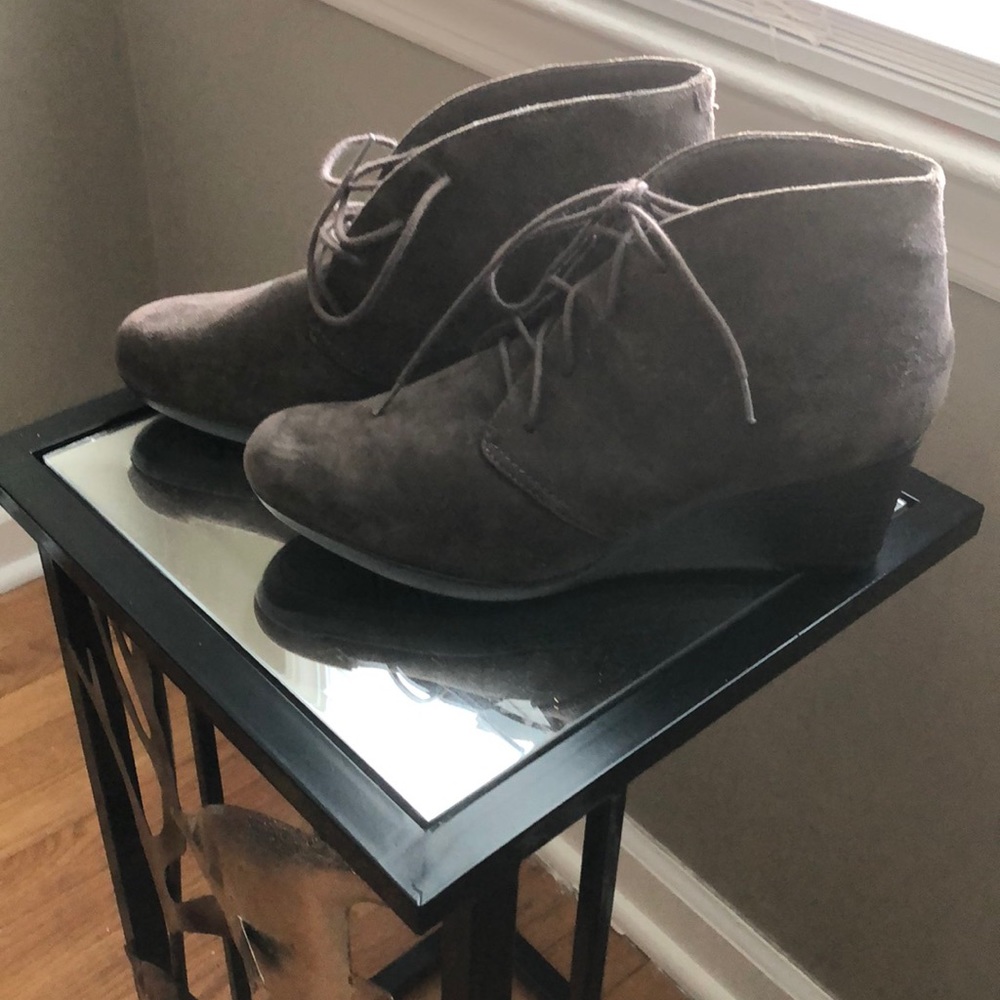 Clarks Wedge Heel Ankle Boots